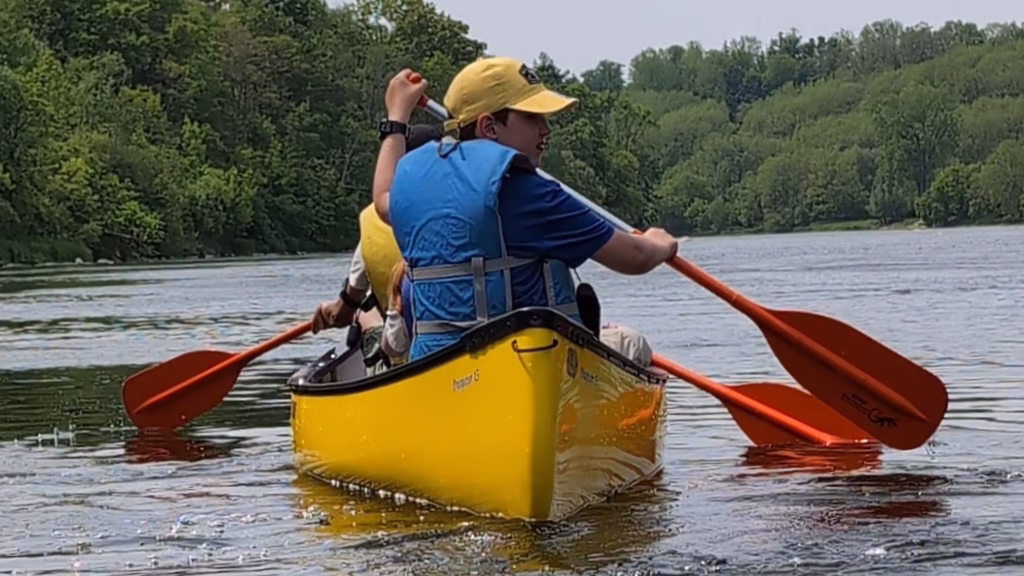 Canoeing and kayaking the Grand River with Grand Experiences in Paris Ontario.