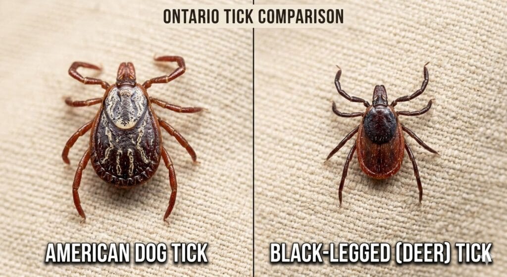 Ontario tick comparison grand river