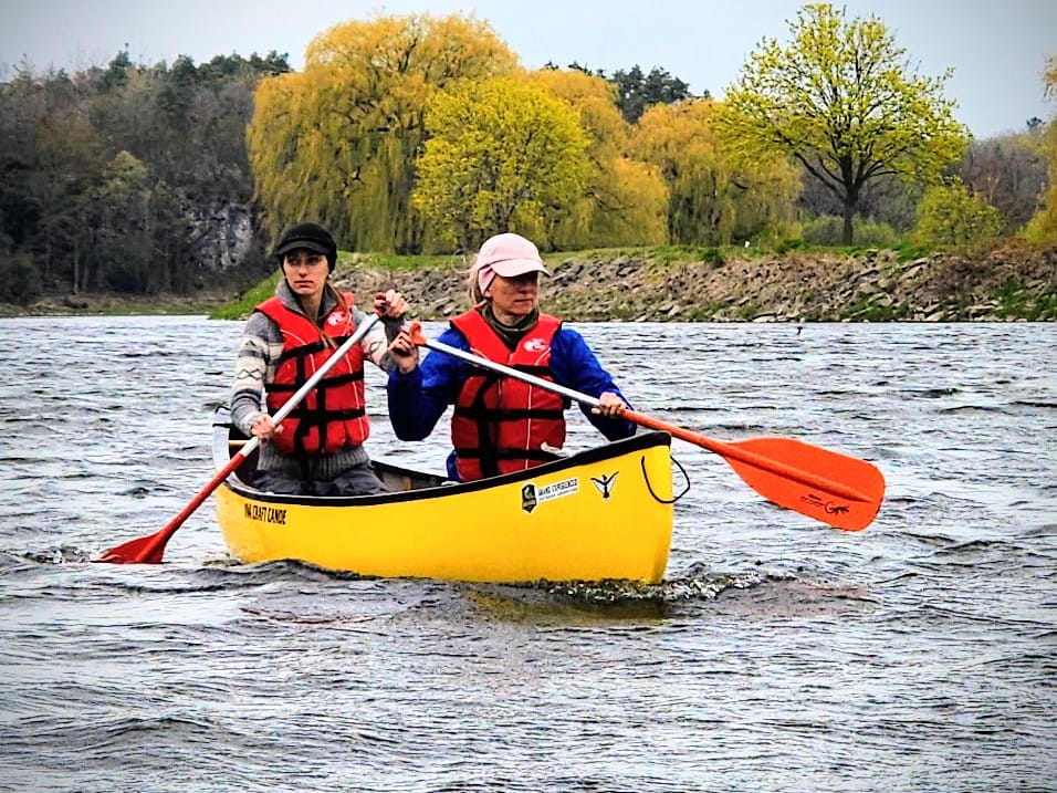 ORCKA basic canoeing paddlers