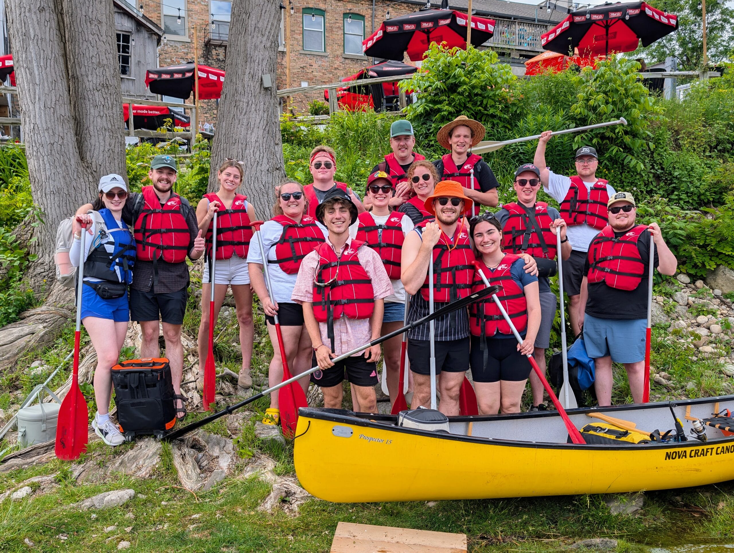 Old friends paddle for an annual reunion