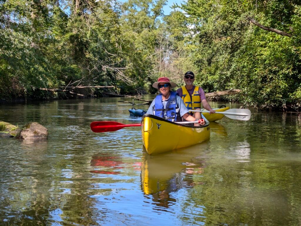 Retired doctors paddling Big Creek